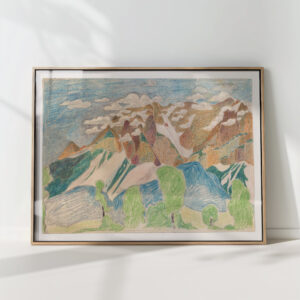 mountain landscape 1936 1938 reijer stolk high quality print