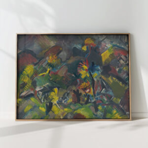 mountain landscape 1940 1944 arnold peter weisz kubincan high quality print