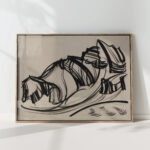 mountain landscape august babberger high quality print