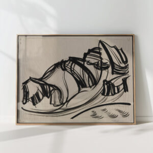 mountain landscape august babberger high quality print