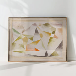 mountain movement in three and four time 1928 paul klee high quality print