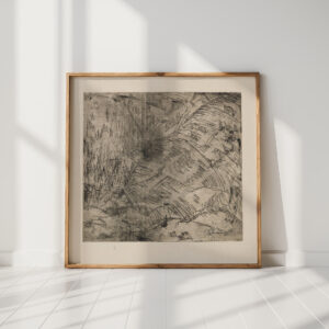 mountain slope with goats 1920 ernst ludwig kirchner high quality print