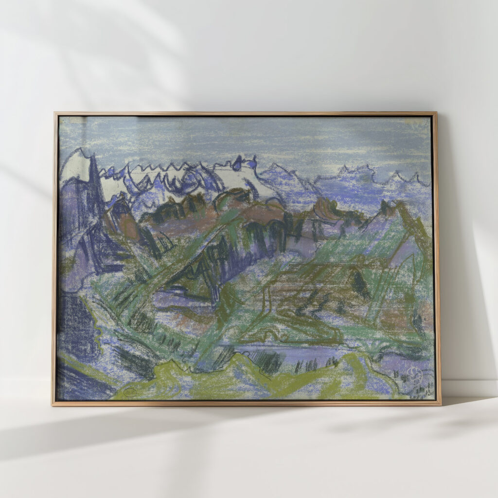 mountainscape 2 august babberger high quality print