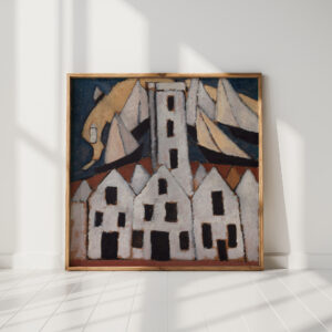 movement no 5 provincetown houses 1916 marsden hartley high quality print