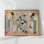mural from the temple of longing 1922 paul klee high quality print