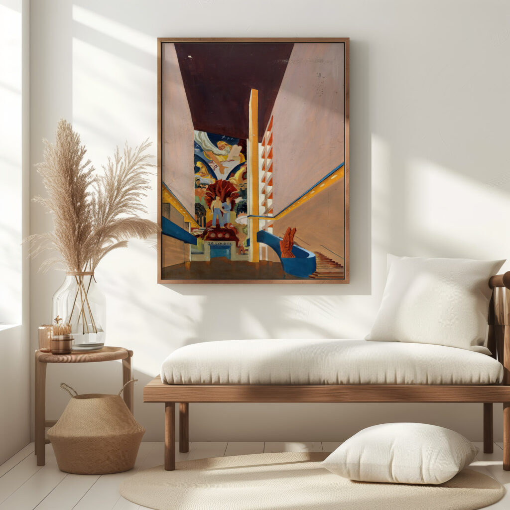 mural study ca. 1939 Unknown 5 mockup