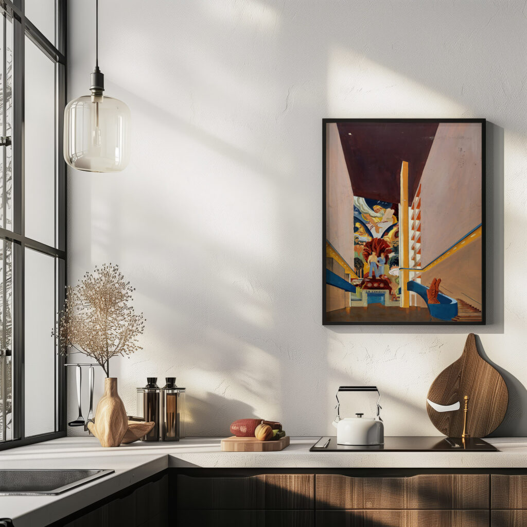 mural study ca. 1939 Unknown 6 mockup