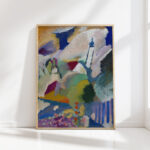 murnau with church i 1910 wassily kandinsky high quality print