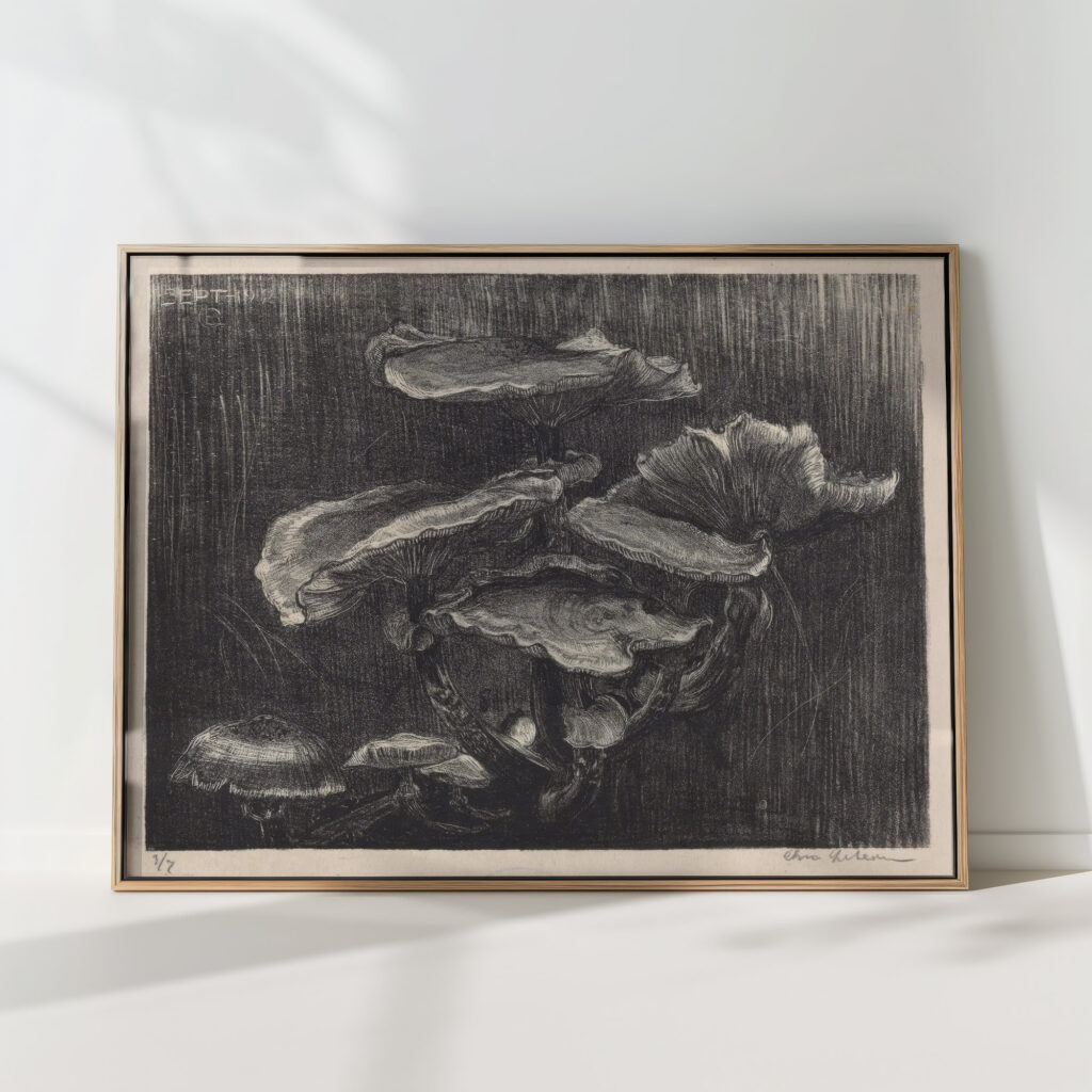 mushrooms 1912 09 chris lebeau high quality print