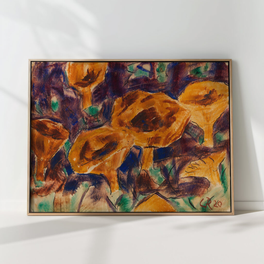 mushrooms 1920 christian rohlfs high quality print
