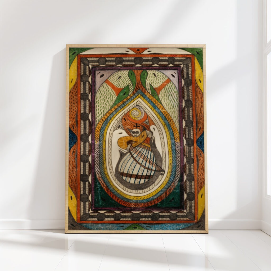 musikant 1913 adolf wolfli high quality print