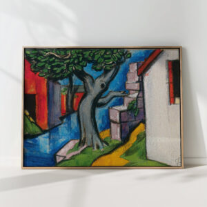 mystic tree 1919 oscar bluemner high quality print