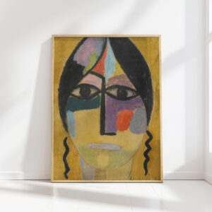 mystical head raven wing iv 1918 alexej von jawlensky high quality print