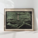 mystical shore 1 1897 edvard munch high quality print