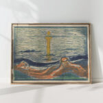 mystical shore 2 1897 edvard munch high quality print