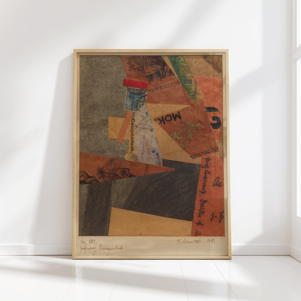 mz 259 drawing campendonk 1921 kurt schwitters high quality print