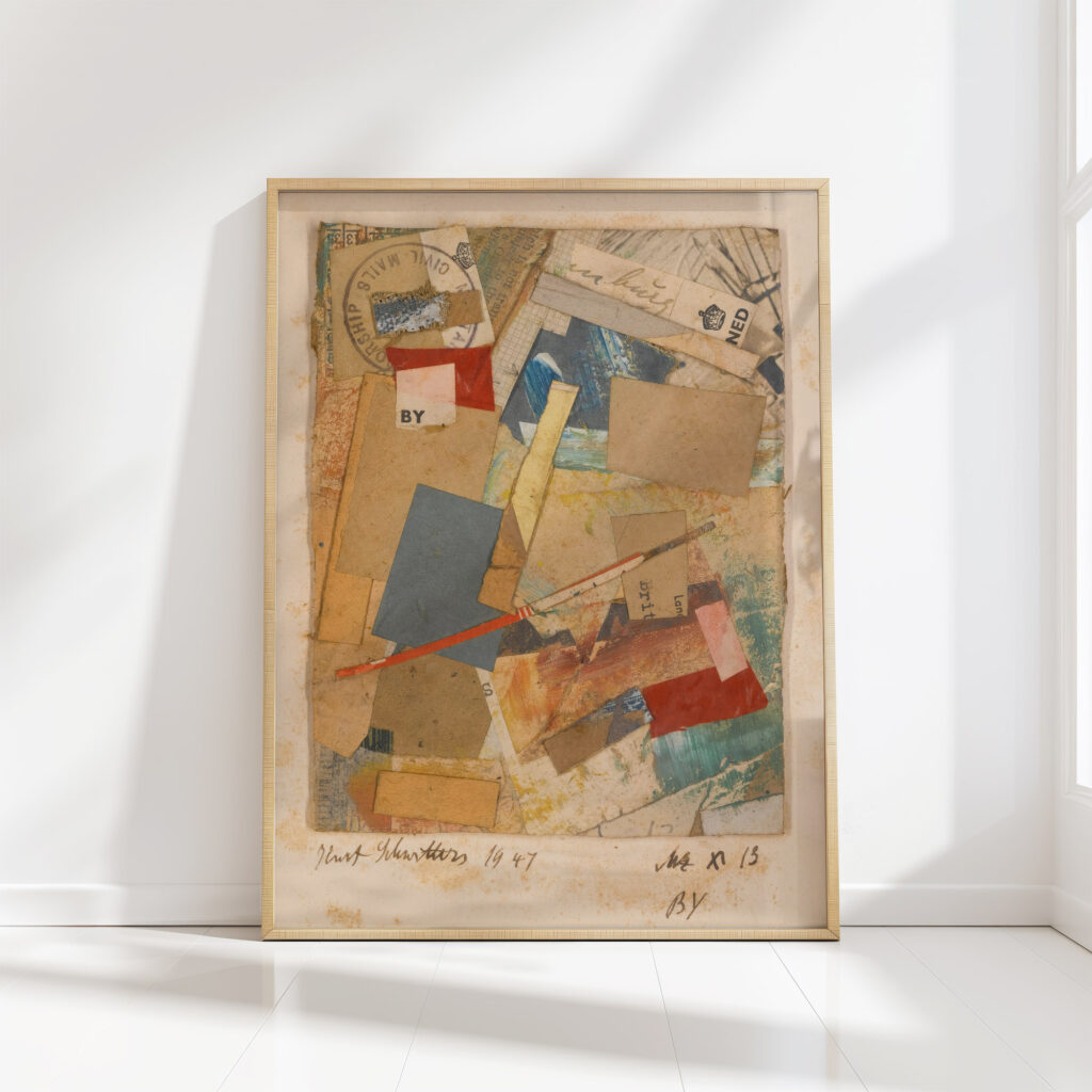 mz x 13 1947 kurt schwitters high quality print