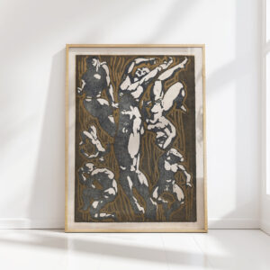 naked figures in various postures 1906 reijer stolk high quality print