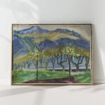 near clarens on lake geneva 1924 ernst lincker high quality print