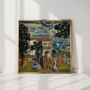 new england village maurice prendergast high quality print
