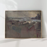 new york bay from the margaret 1922 joseph pennell high quality print