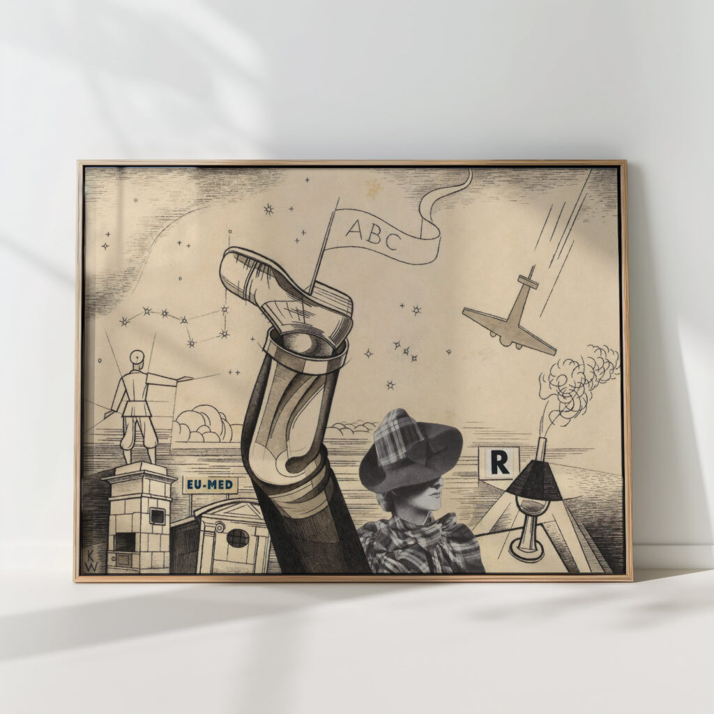 night vision 1938 karl wiener high quality print