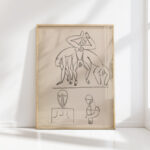 nine figure studies 1910 1915 henri gaudier brzeska high quality print