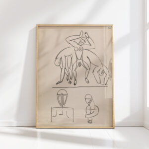 nine figure studies 1910 1915 henri gaudier brzeska high quality print