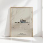 noah ark biblical scene christian print