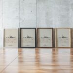 noah flood 3x4 framed posters mockup