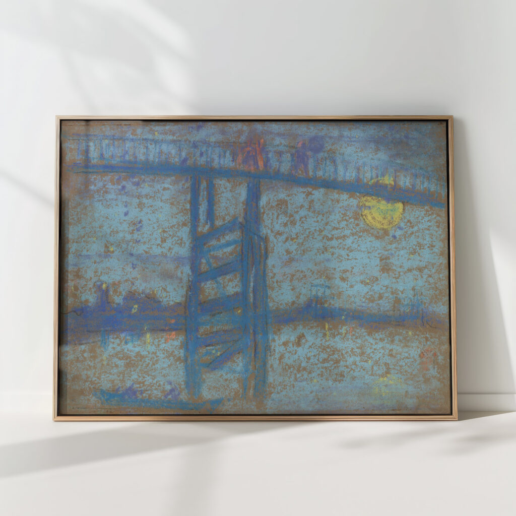 nocturne battersea bridge 1872 1873 james abbott mcneill whistler high quality print