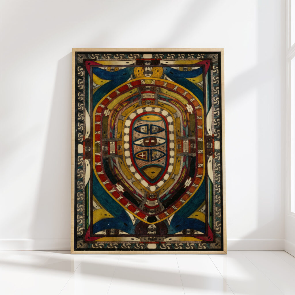 noga ei the largest village on earth villerville 1921 adolf wolfli high quality print
