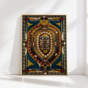 noga ei the largest village on earth villerville 1921 adolf wolfli high quality print
