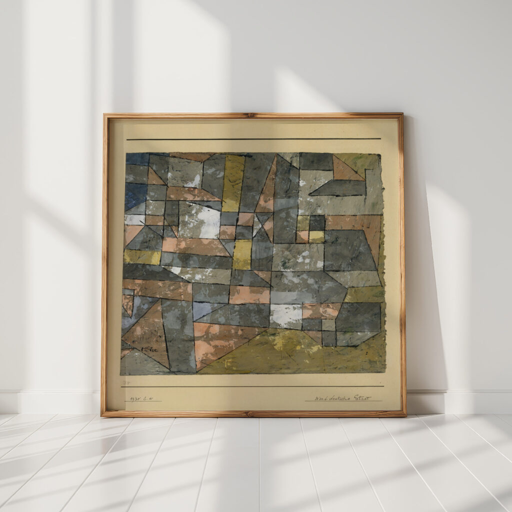 north german 1930 paul klee high quality print