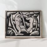 nude ix 1918 georg schrimpf high quality print