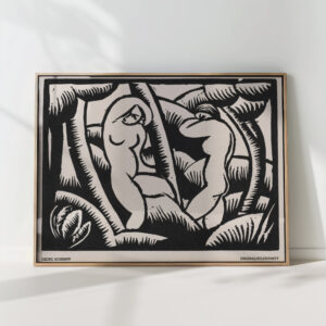nude ix 1918 georg schrimpf high quality print