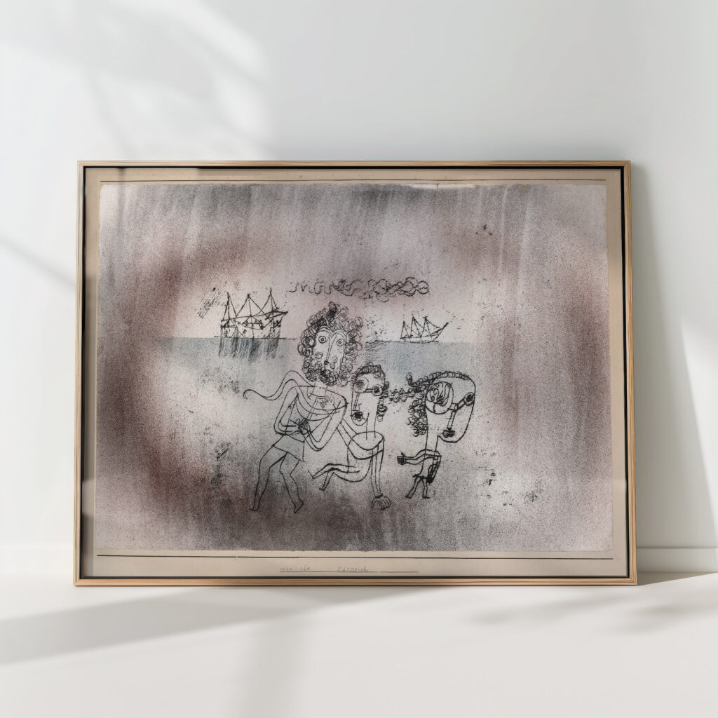 odyssean 1924 paul klee high quality print