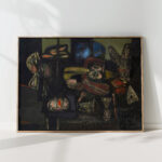 old man looking into a room 1944 jankel adler high quality print