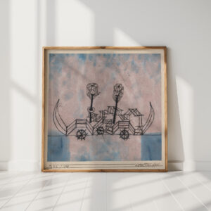 old steamboat 1922 paul klee high quality print