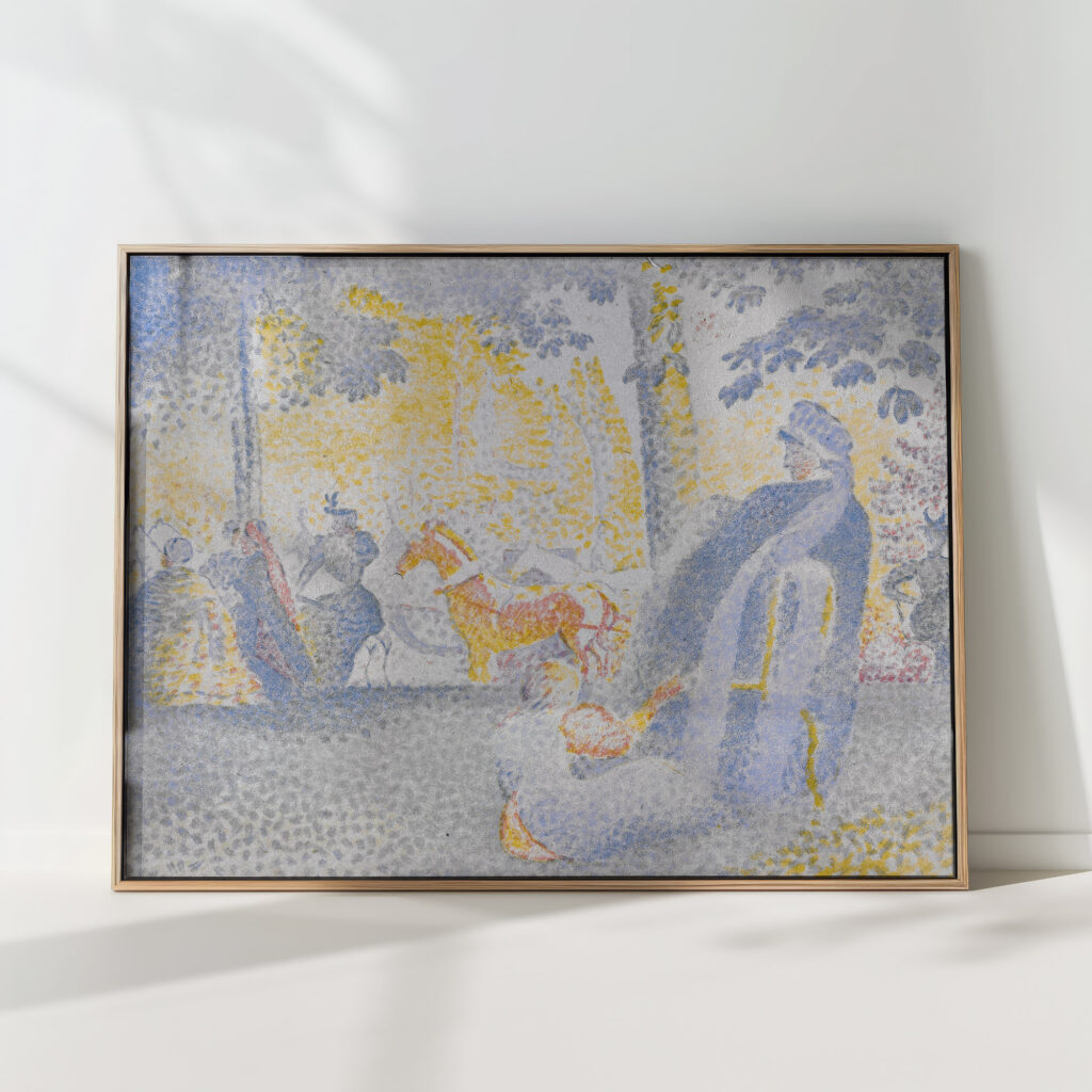 on the champs elysees 1898 henri edmond cross high quality print