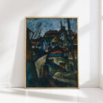 on the edge of town 2 1927 konstantin bauer high quality print