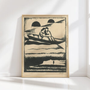 on the river 1924 mikulas galanda high quality print