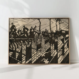 on the road to ypres 1916 christopher r w nevinson high quality print