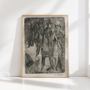 on the street circa 1914 ernst ludwig kirchner high quality print