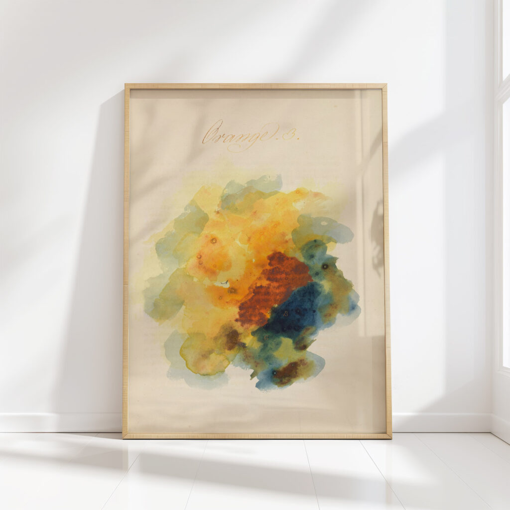orange 1808 mary gartside high quality print