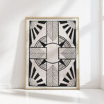 ornament with circle and cross 1905 samuel jessurun de mesquita high quality print