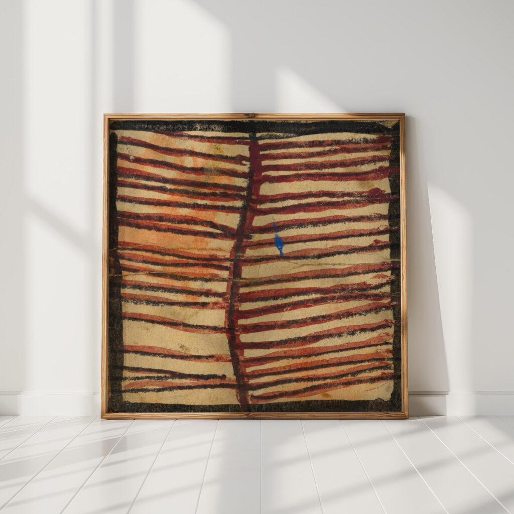 ornament with parallel lines 1918 egon schiele high quality print