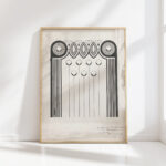 ornamental book print stamp for a book cover 1878 samuel jessurun de mesquita