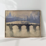 out of my london window dome and spires and chimneys mist and smoke 1890 joseph pennell high quality print