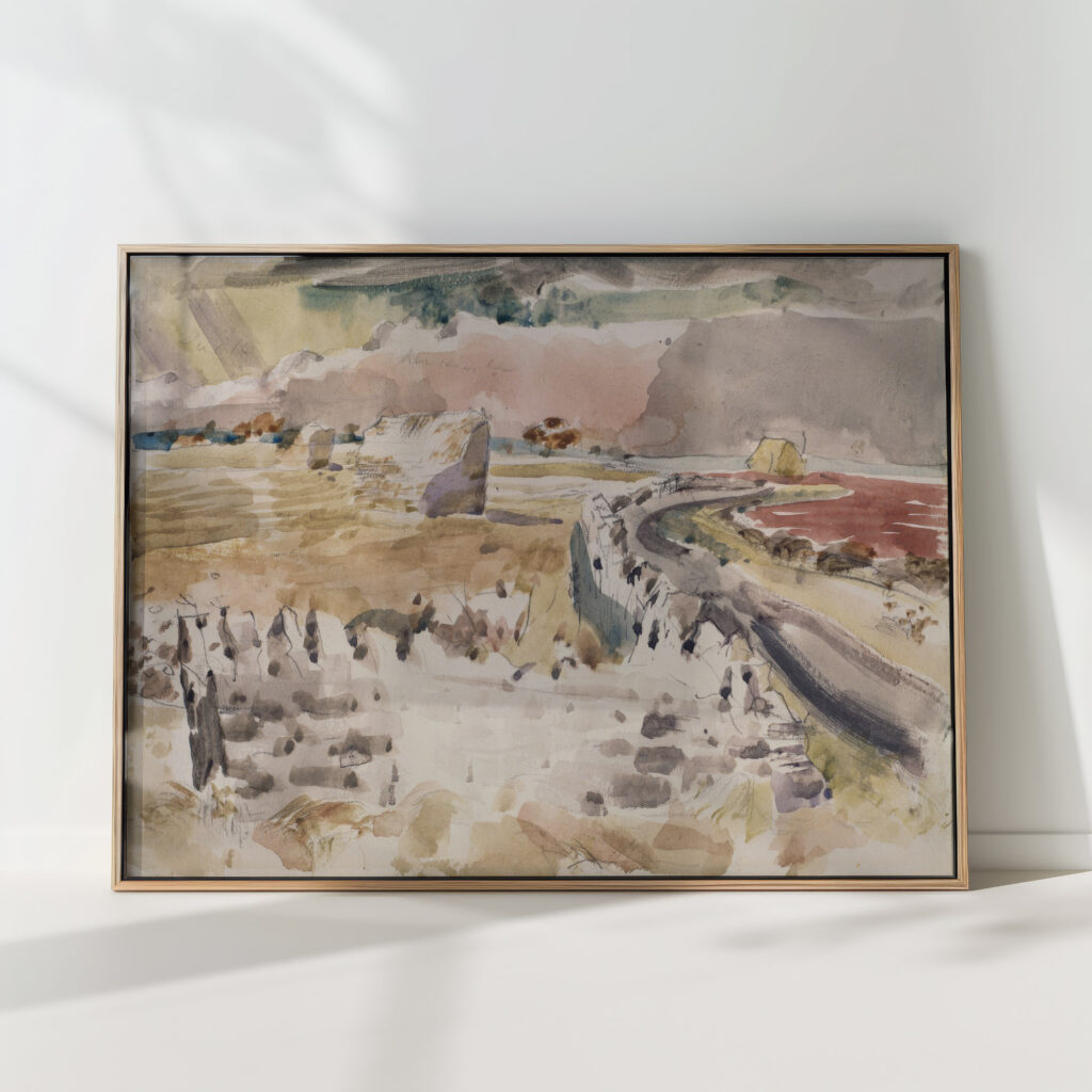 oxfordshire landscape 1944 paul nash high quality print